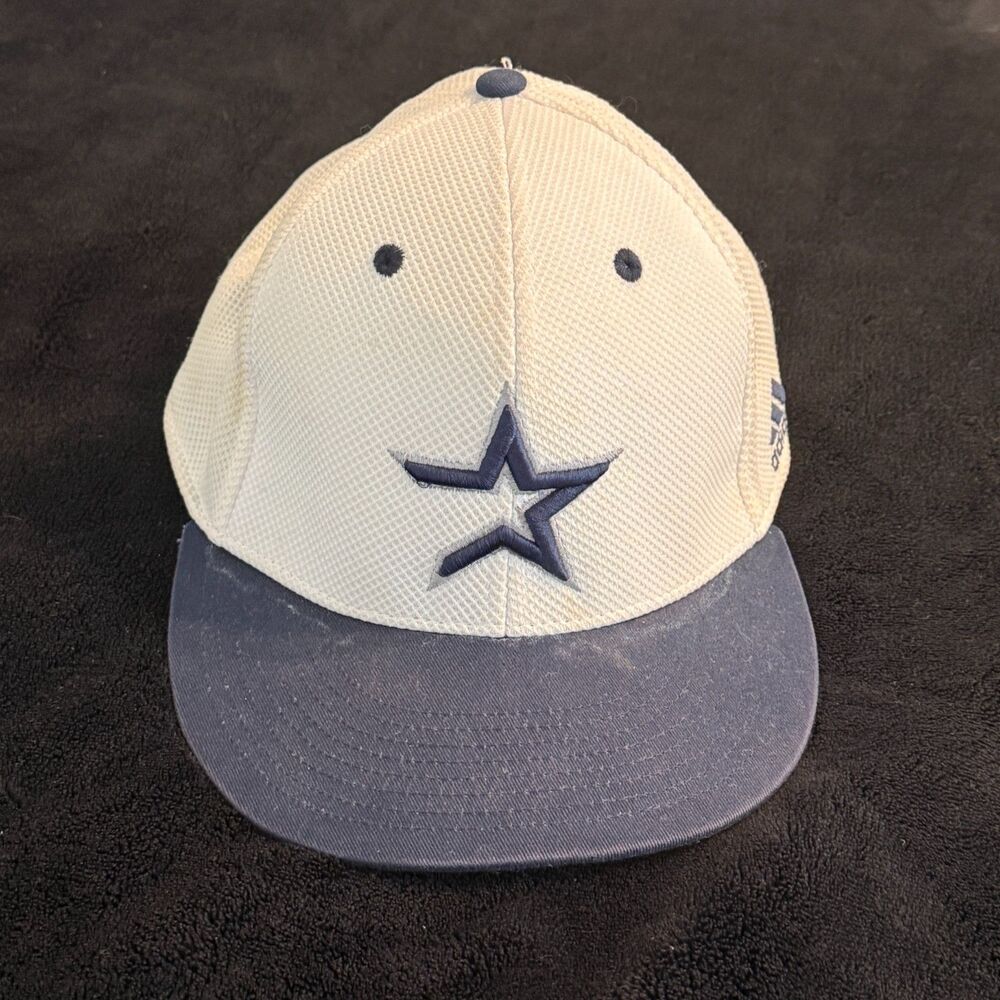 Vintage Houston Astros Adidas Baseball Cap White Navy Star Logo Hat